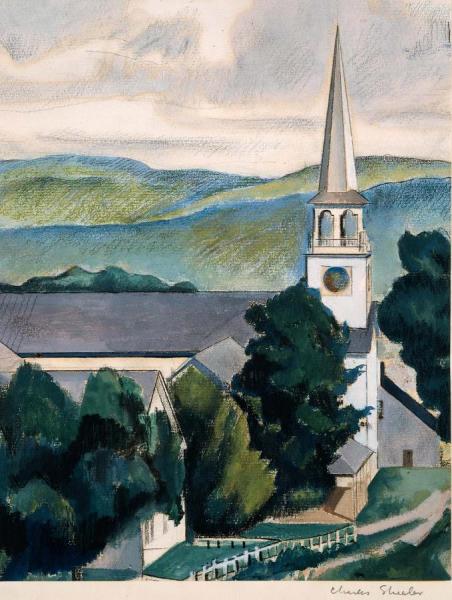 Vermont Landscape by Charles Sheeler