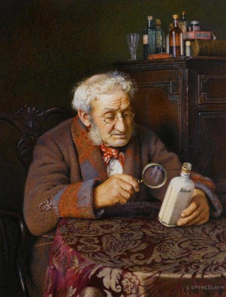 A Touch Of Rheumatism by Charles Spencelayh