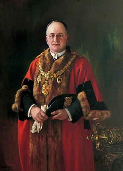 Alderman Price, Mayor Of Rochester by Charles Spencelayh