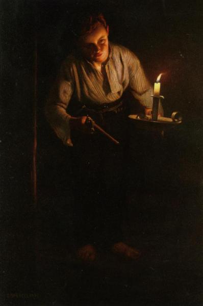 Burglars by Charles Spencelayh