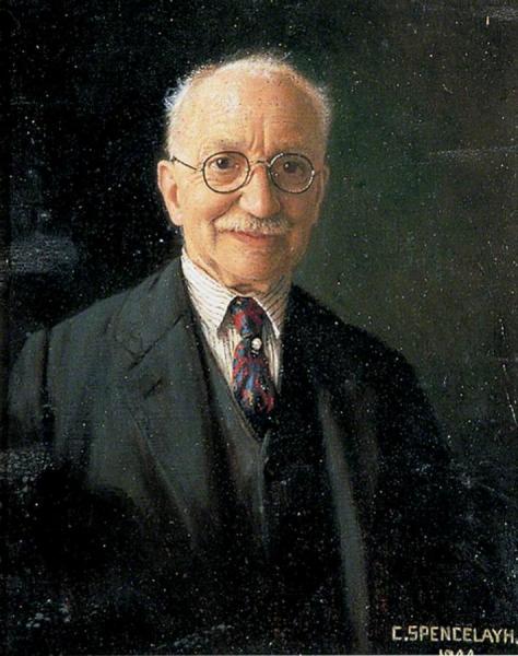 Charles Spencelayh At The Age Of 79 by Charles Spencelayh