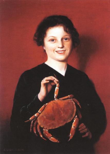 Delightful With Sauce by Charles Spencelayh Oil Painting Reproductions