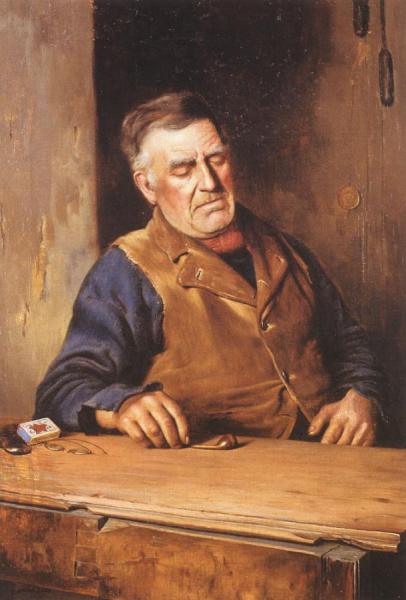 Forty Winks by Charles Spencelayh