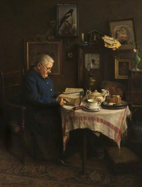 Generation To Generation by Charles Spencelayh