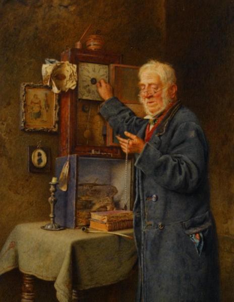 Greenwich Time by Charles Spencelayh
