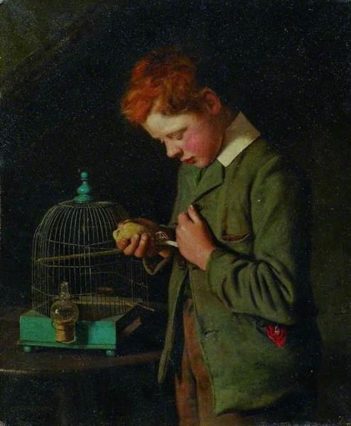 His First Grief by Charles Spencelayh