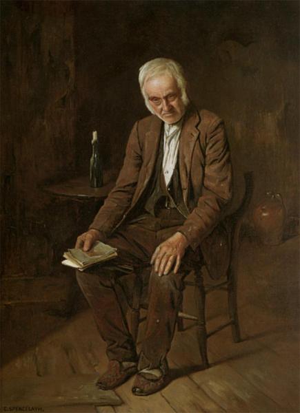 Meditation by Charles Spencelayh