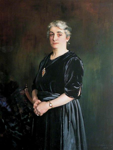 Mrs Price, Wife Of Alderman Price, Mayor Of Rochester by Charles Spencelayh