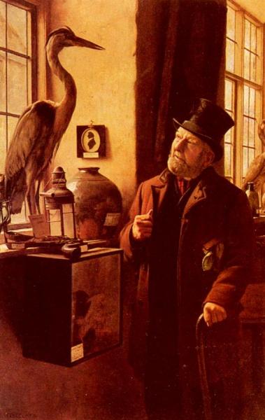 Our Local Museum by Charles Spencelayh