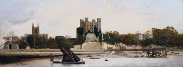Rochester Castle by Charles Spencelayh