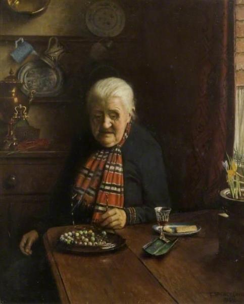 Solitaire by Charles Spencelayh