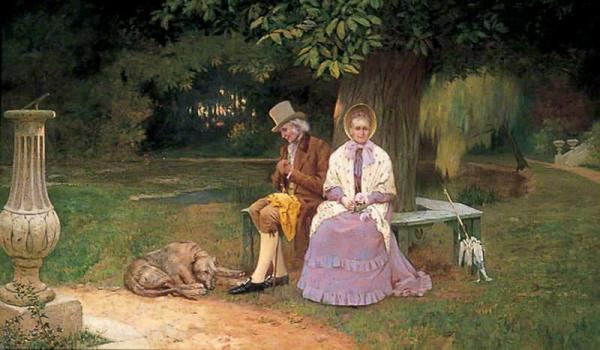 Sunset by Charles Spencelayh