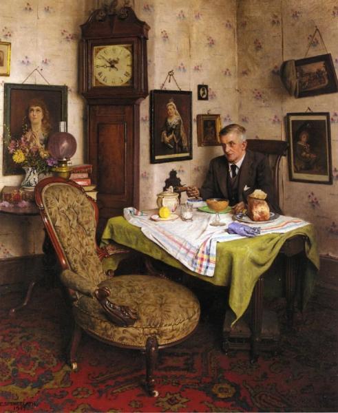 The Empty Chair by Charles Spencelayh