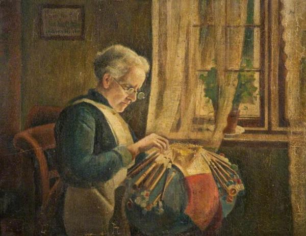 The Lacemaker by Charles Spencelayh