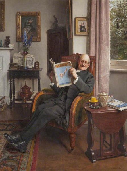 The Laughing Parson by Charles Spencelayh