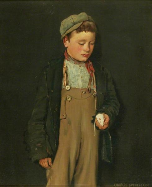 The White Rat by Charles Spencelayh