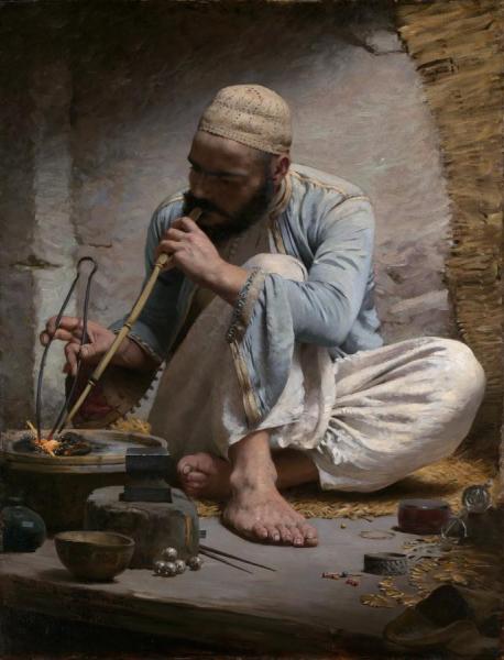 Arab Jeweller by Charles Sprague Pearce