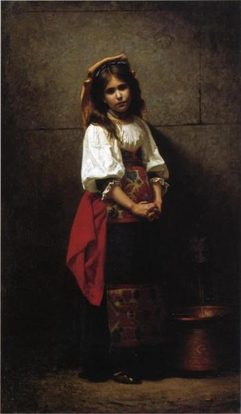 L'italienne by Charles Sprague Pearce