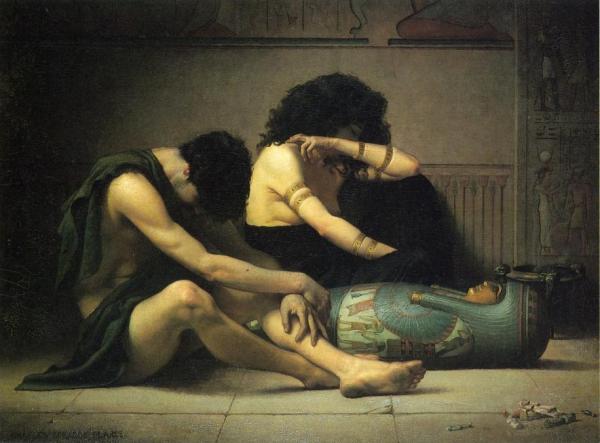 Lamentation Over The Death Of The First-born Of Egypt by Charles Sprague Pearce