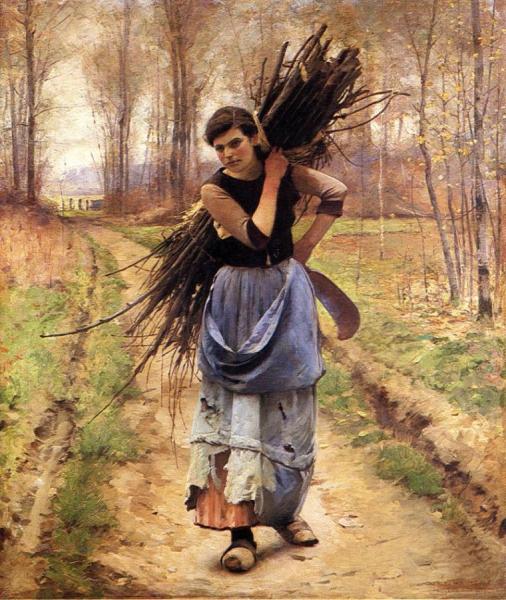 Charles Sprague Pearce The Woodcutter's Daughter