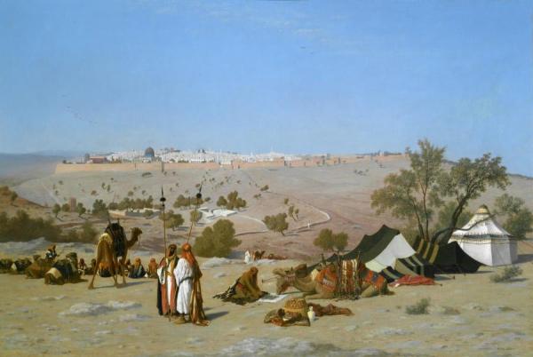 Jerusalem From The Environs by Charles Théodore Frère