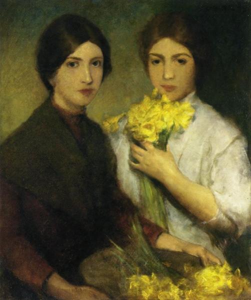 Daffodils by Charles W. Hawthorne