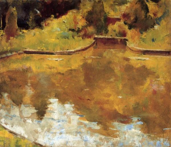 Goldfish Pond by Charles W. Hawthorne