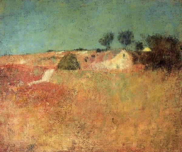 Green Sky Landscape by Charles W. Hawthorne