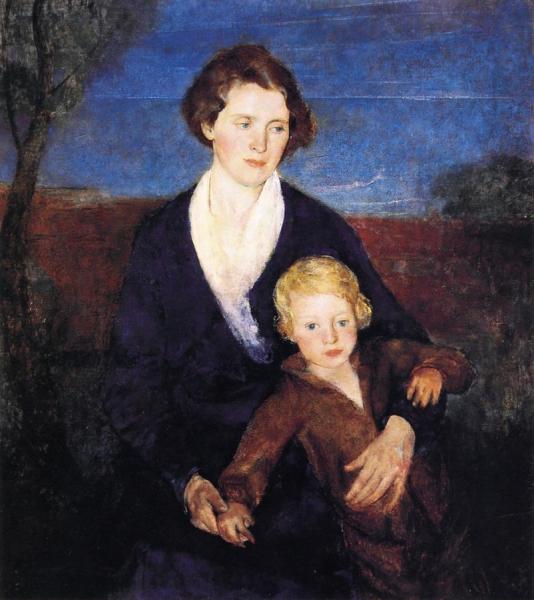 Mother And Child by Charles W. Hawthorne