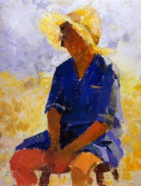 Charles W. Hawthorne Mudhead Figure Study