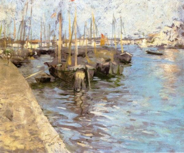 Provincetown Harbor by Charles W. Hawthorne