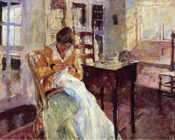 The Dress Maker by Charles W. Hawthorne