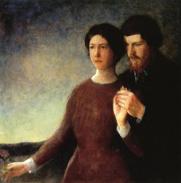 The Lovers by Charles W. Hawthorne