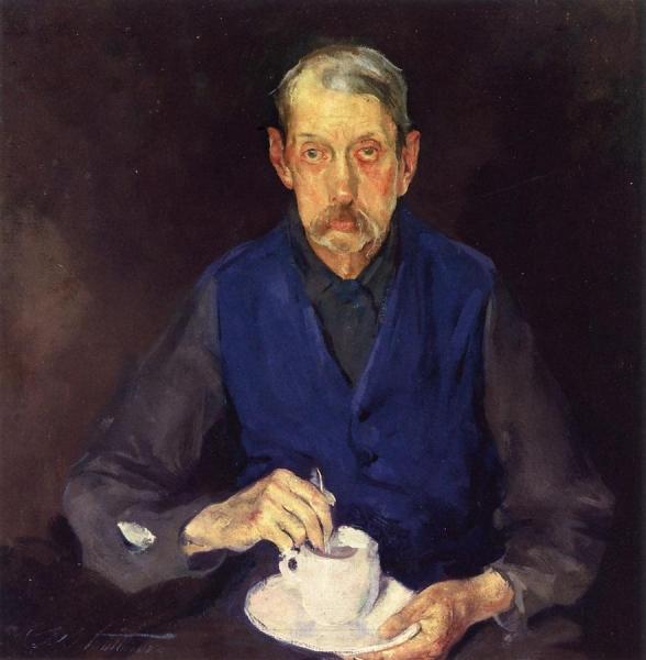 The Morning Coffee by Charles W. Hawthorne Oil Painting Reproductions