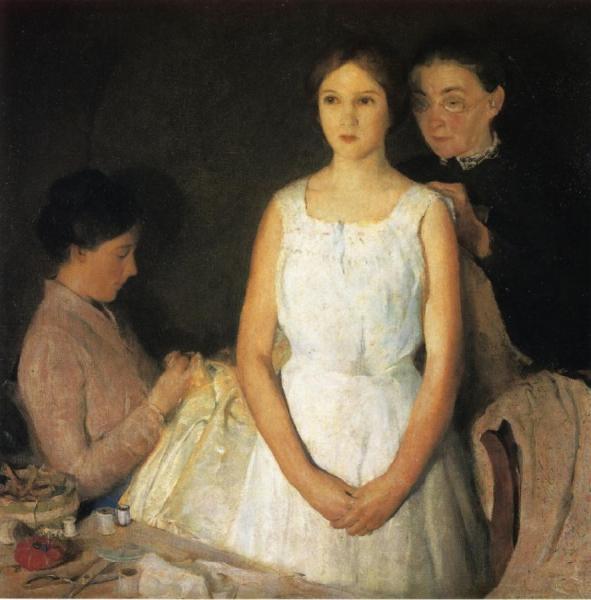 The Trousseau by Charles W. Hawthorne
