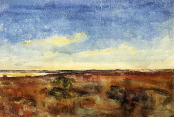 Towards Evening, Mexico by Charles W. Hawthorne