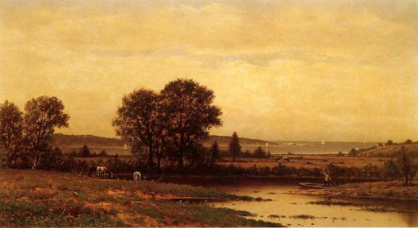 Grazing By The Water by Charles W. Knapp