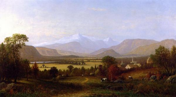 Mount Washington In Autumn by Charles W. Knapp