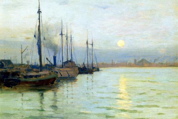 Hackensack River by Charles Warren Eaton