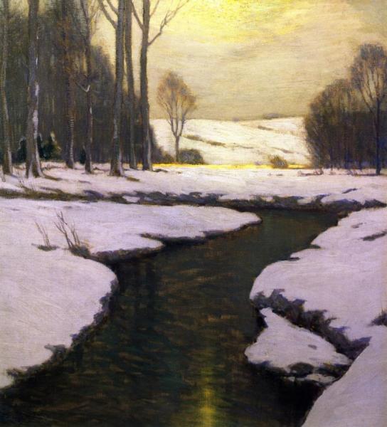 Charles Warren Eaton Melting Snow