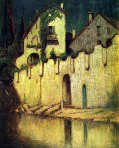 Charles Warren Eaton Night, Lake Como