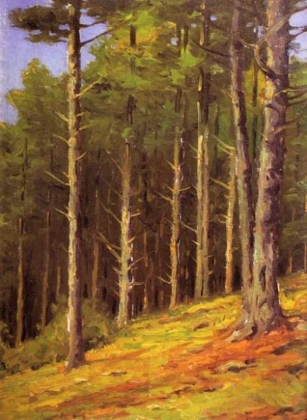 Standing Pines by Charles Warren Eaton