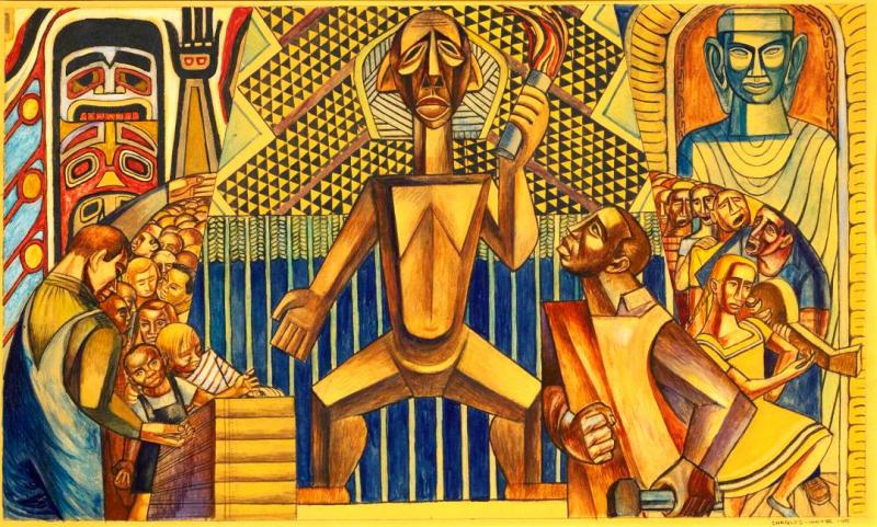 Totem, 1945 by Charles White