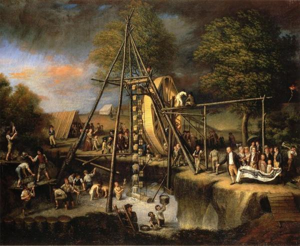 Exhumation Of The Mastadon by Charles Willson Peale