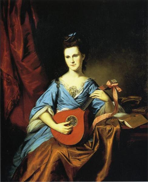 Julia Stockton (mrs. Benjamin) Rush by Charles Willson Peale