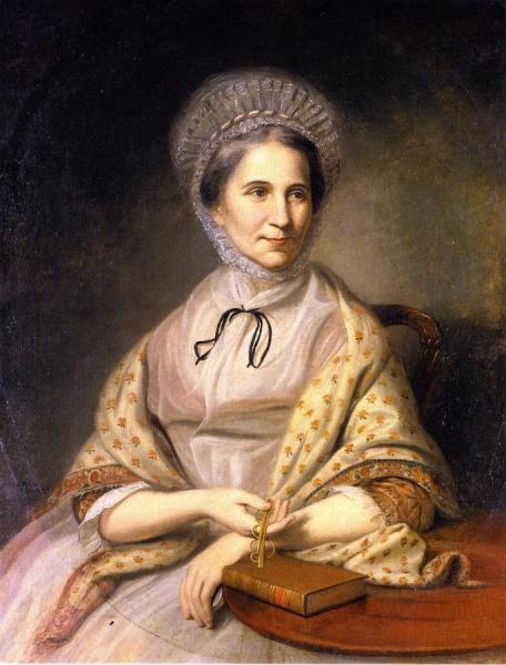 Mrs. Thomas Ellott (mary Chase) by Charles Willson Peale