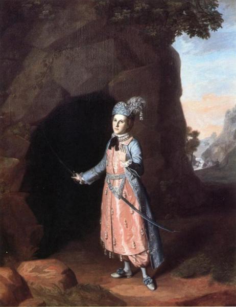 Nancy Hallam As Fidele In Shakespeare's Cymbeline by Charles Willson Peale