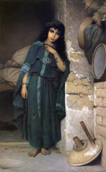 Algerian Girl by Charles Zacherie Landelle