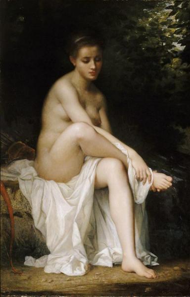 Ismenie, Nymph Of Diana by Charles Zacherie Landelle