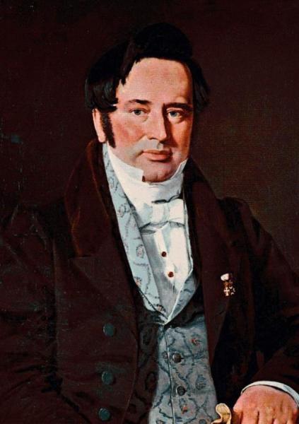 Adam Gottlob Oehlenschläger by Christian Albrecht Jensen Oil Painting Reproductions
